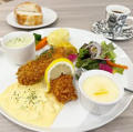 料理メニュー写真&nbsp;サーモンのフライ自家製タルタルソース
