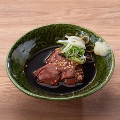 鶏白肝ねぎまみれ