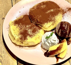 チョコバナナパンケーキ（ Chocolate banana pancake）