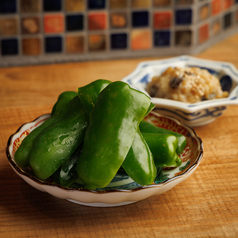 パリパリピーマン 金山寺味噌