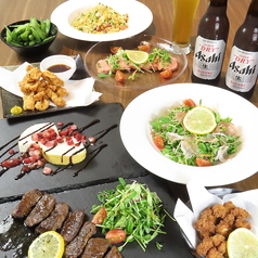 大人の夜を楽しむ落ち着きのFood&Barメニュー