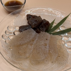 手作り蒟蒻2種(刺身・甘辛煮)