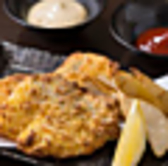 桜島灰干し 白身魚フライ&チップス