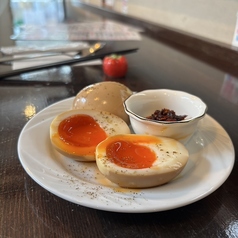 山椒風味の濃厚半熟味玉