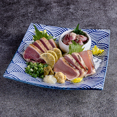 【当店名物】鶏刺し三種盛り合わせ