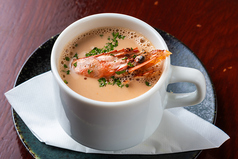 海老のビスクスープ