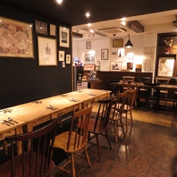 イタリアでの修行経験のあるスタッフとの会話も…◎