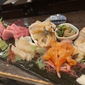 料理メニュー写真&nbsp;刺身三点盛り