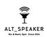 Bar & Music Spot ALT_SPEAKERのロゴ