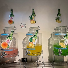 大人気のチャミスルもご用意♪