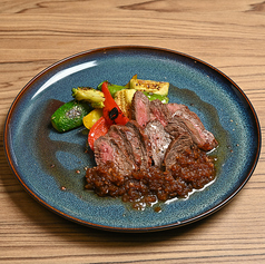 牛イチボのステーキ~シャリアピンソース~