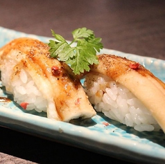 煮穴子の握り寿司　二貫