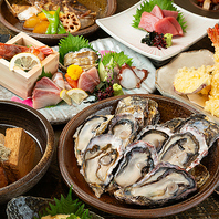 坂越牡蠣、天ぷら、鮮魚、おでん！うおぎんの4大名物◎