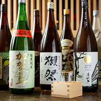 料理と相性抜群！全国から厳選した日本酒で会話が弾む♪