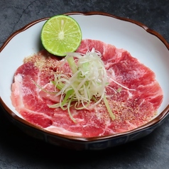 焼肉屋の裏メニュー人気NO.1 ツラミ刺し