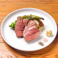 料理メニュー写真&nbsp;オーストラリア産ラムランプステーキ 山わさび添え