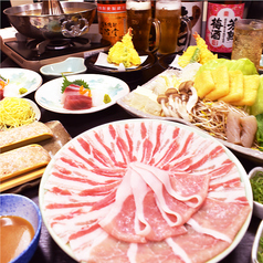 豚しゃぶ英 京都離れのコース写真