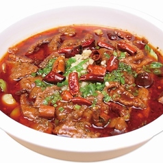 牛肉の四川風辛子煮込み