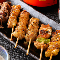 炭火香るおまかせ串焼き厳選5本盛り 