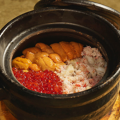 ウニとズワイガニといくらの贅沢土鍋ご飯(2人前)