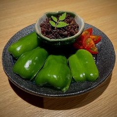 知多牛肉味噌ピーマン