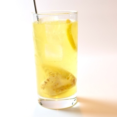 お茶屋のミカンサワー