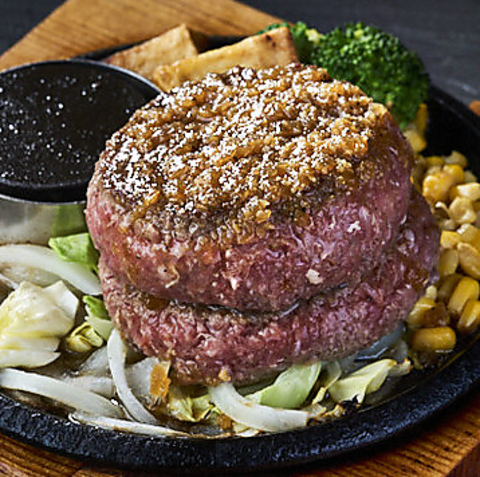 肉卸直営店で堪能する黒毛和牛100％のハンバーグ＆ステーキ♪お子様連れも安心のお店