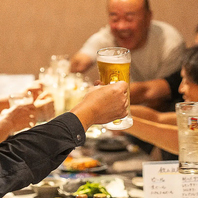 お食事会や会社の集まりに◎飲み放題付きコースもご用意