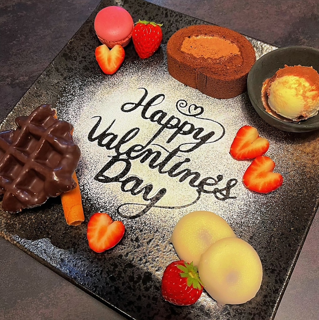 【〇〇の日・お誕生日・記念日】デザートプレートをご用意♪クーポンで更にお得にご利用いただけます