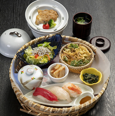 地産地消の食材を使った料理