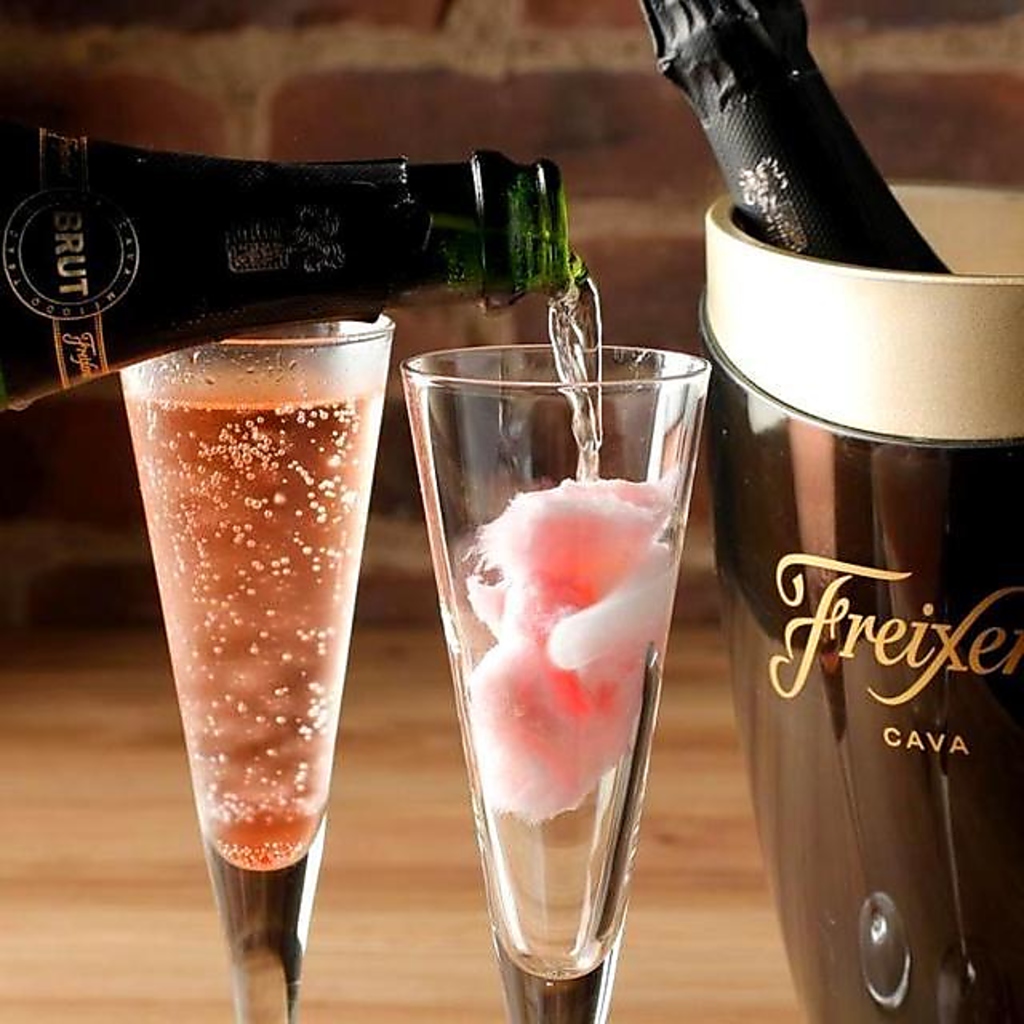 乾杯にお勧め！ピンクのコットンキャンディー