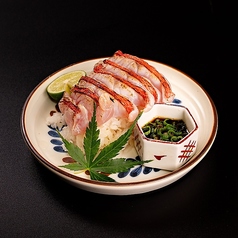 金目鯛の昆布〆たたき