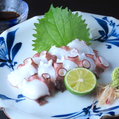 活地ダコの刺身