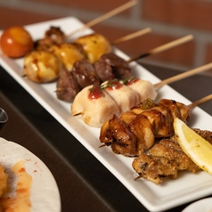 焼鳥5本盛り合わせ/yakitori platter chef's choice five