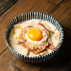 カルボナーラひもかわうどん