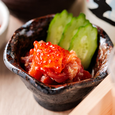 サーモンの醤油こうじ!いくらのせ