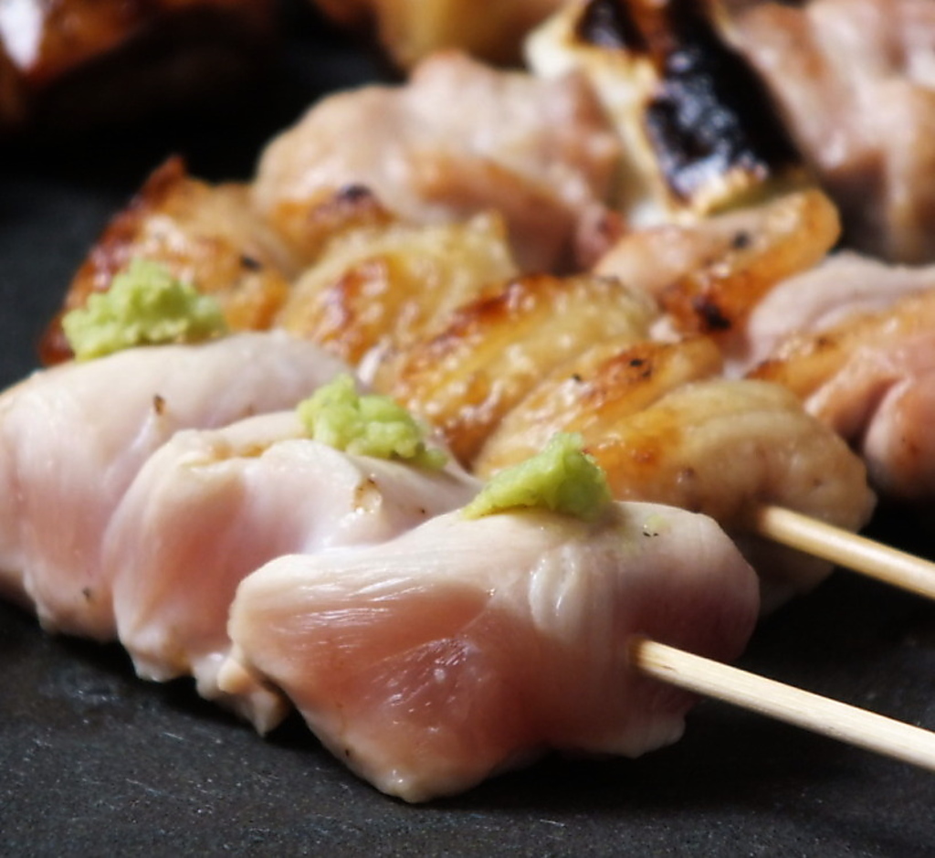 やきとりが自慢。