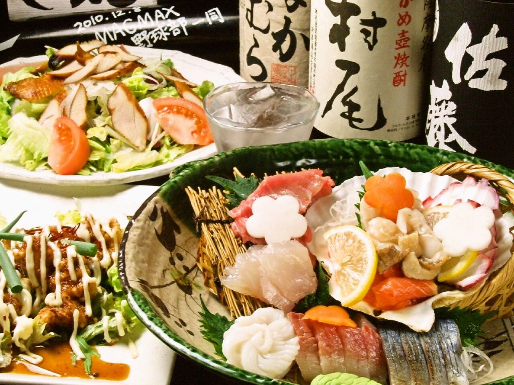 コンパ・懇親会など各種宴会予約受付中！お得なコースは飲放付3800円から！