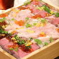 【豪華肉箱寿司】宴会限定！低温調理だから出来る新鮮な豪華肉箱寿司です◎是非一度ご堪能ください♪(本八幡/居酒屋/個室/飲み放題/喫煙可能/デート/誕生日/記念日/牛タン/女子会/宴会/肉/焼き鳥/鶏/)
