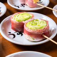 名物の串焼きは定番から創作串まで充実の逸品♪