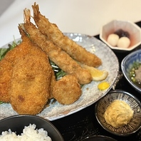 じっくり煮込んだカマ煮付やサクサクの揚げ物もおすすめ