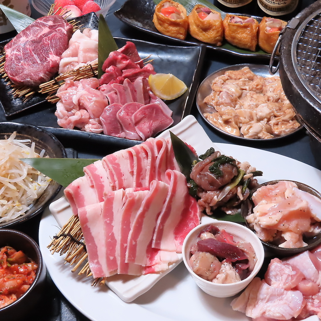 大人気！焼肉三昧コース♪心ゆくまで焼肉堪能(*^▽^*)