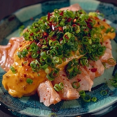 ネギ塩サーモン