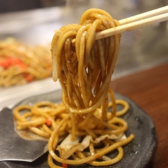 【目の前で焼く出来立て熱々焼きそば♪】