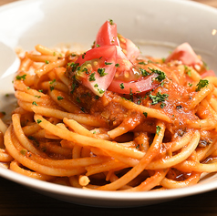 アンチョビとオリーブのトマトパスタ(プッタネスカ)