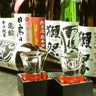 地酒を含む日本酒や梅酒・焼酎を種類豊富にご用意！
