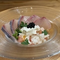 料理メニュー写真&nbsp;かんぱちクルードのサラダ仕立て