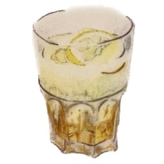 豆乳と100％アップルのハーフ＆ハーフ