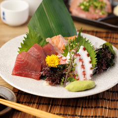 刺身三点盛り