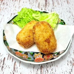 手作りカニクリームコロッケ